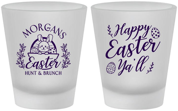 Custom Easter Frosted Shot Glasses - Easter Bunny | 210010