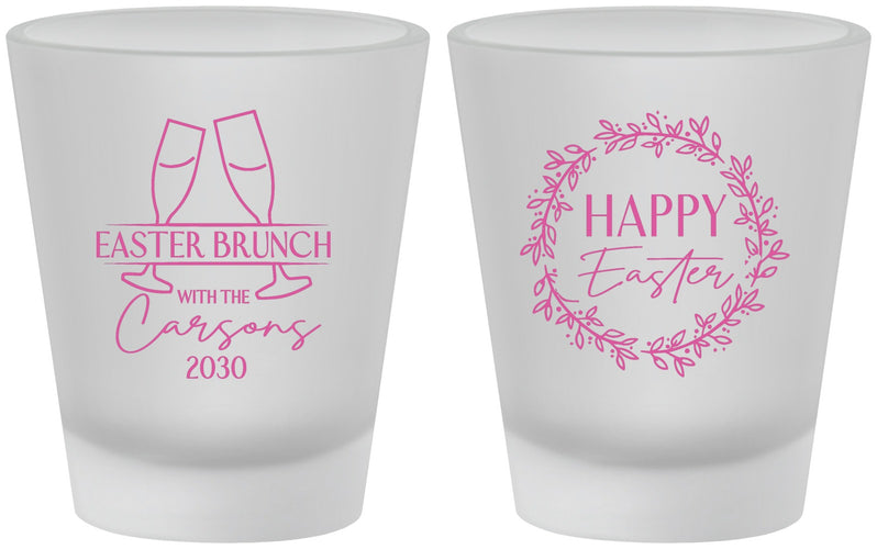 Custom Easter Frosted Shot Glasses - Brunch | 210015