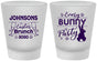 Custom Easter Frosted Shot Glasses - Every Bunny Party | 210016