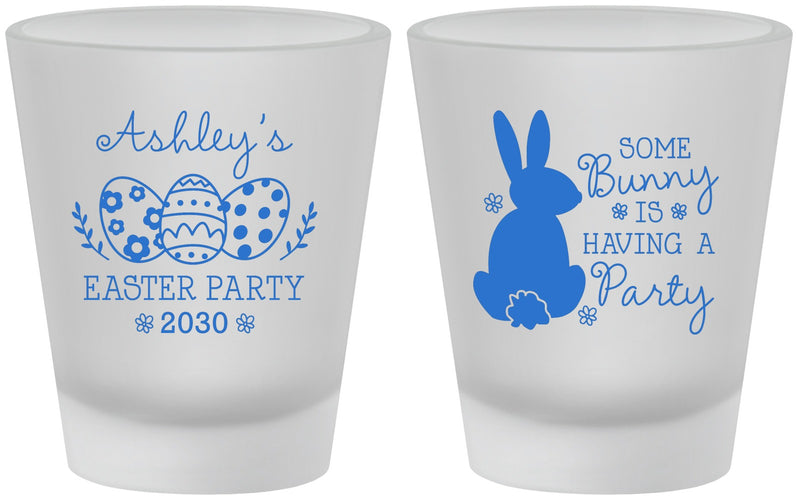 Custom Easter Frosted Shot Glasses - Bunny Eggs | 210017