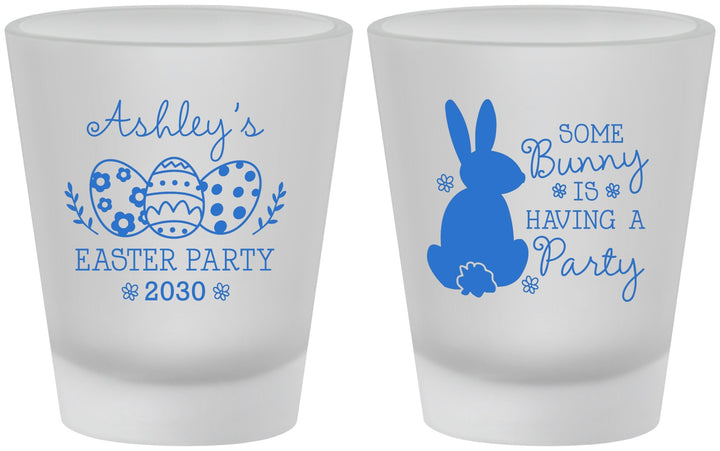 Custom Easter Frosted Shot Glasses - Bunny Eggs | 210017