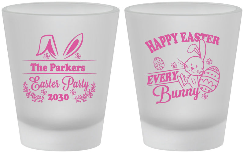 Custom Easter Frosted Shot Glasses - Bunny Eggs | 210019