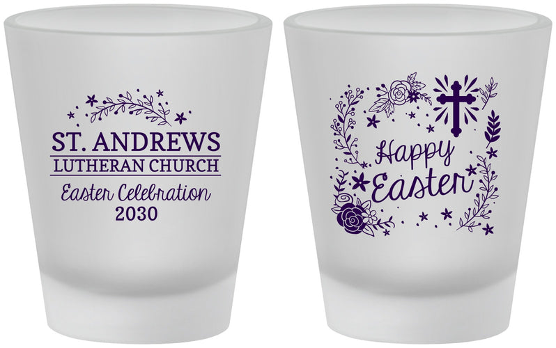 Custom Easter Frosted Shot Glasses - Easter Sunday | 210028