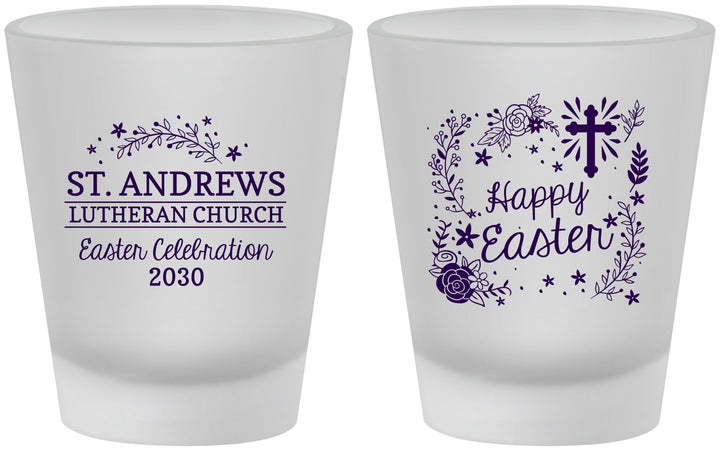 Custom Easter Frosted Shot Glasses - Easter Sunday | 210028