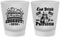 Custom 4th Of July Frosted Shot Glasses - Eat Drink Patriotic | 220004