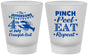 Custom 4th Of July Frosted Shot Glasses - Pink Peel Crawfish | 220015