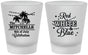 Custom 4th Of July Frosted Shot Glasses - Beach Stars Stripes | 220020