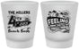 Custom 4th Of July Frosted Shot Glasses - Feeling Beachy | 220024