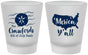 Custom 4th Of July Frosted Shot Glasses - Beach Merica Yall | 220029