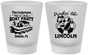 Custom 4th Of July Frosted Shot Glasses - Drinkin Like Lincoln | 220032