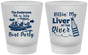 Custom 4th Of July Frosted Shot Glasses - Boat River | 220033