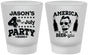 Custom 4th Of July Frosted Shot Glasses - Bbq Lincoln | 220036
