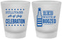 Custom 4th Of July Frosted Shot Glasses - Red White Booze | 220043
