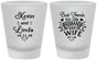 Custom Wedding Frosted Shot Glasses - Best Friends | 221