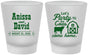 Custom Wedding Frosted Shot Glasses - Party Til The Cows Come Home | 222