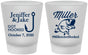 Custom Wedding Frosted Shot Glasses - Got Hook Fish | 230
