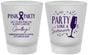 Custom Awareness Frosted Shot Glasses - Pink Party | 230000