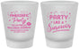 Custom Awareness Frosted Shot Glasses - Party Like A Survivor | 230003