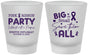 Custom Awareness Frosted Shot Glasses - Pink Ribbon | 230004