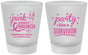 Custom Awareness Frosted Shot Glasses - Party Like A Survivor | 230005