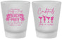 Custom Awareness Frosted Shot Glasses - Beach Party | 230007