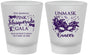 Custom Awareness Frosted Shot Glasses - Masquerade | 230008