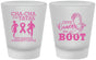 Custom Awareness Frosted Shot Glasses - Give Cancer A Boot | 230011