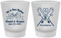 Custom Wedding Frosted Shot Glasses - Been Hooked Fishing | 238
