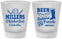 Custom Oktoberfest Frosted Shot Glasses - Bratwurst Pretzels | 240007