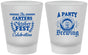 Custom Oktoberfest Frosted Shot Glasses - Beer Keg | 240017