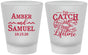 Custom Wedding Frosted Shot Glasses - Catch Of A Lifetime Lobster | 245