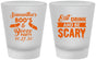 Custom Halloween Frosted Shot Glasses - Boo Booze Scary | 250000