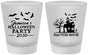Custom Halloween Frosted Shot Glasses - Haunted House | 250006