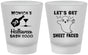 Custom Halloween Frosted Shot Glasses - Ghost Sheet Faced | 250009