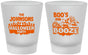 Custom Halloween Frosted Shot Glasses - Boos And Booze | 250012