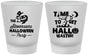 Custom Halloween Frosted Shot Glasses - Hallowasted Pumpkin | 250013