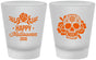 Custom Halloween Frosted Shot Glasses - Sugar Skull | 250020