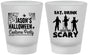 Custom Halloween Frosted Shot Glasses - Eat Drink Be Scary | 250038
