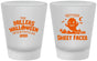 Custom Halloween Frosted Shot Glasses - Ghost Sheet Faced | 250040
