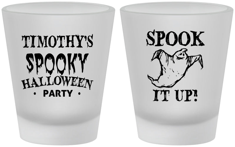 Custom Halloween Frosted Shot Glasses - Ghost | 250045