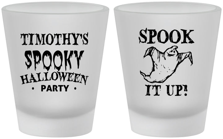 Custom Halloween Frosted Shot Glasses - Ghost | 250045
