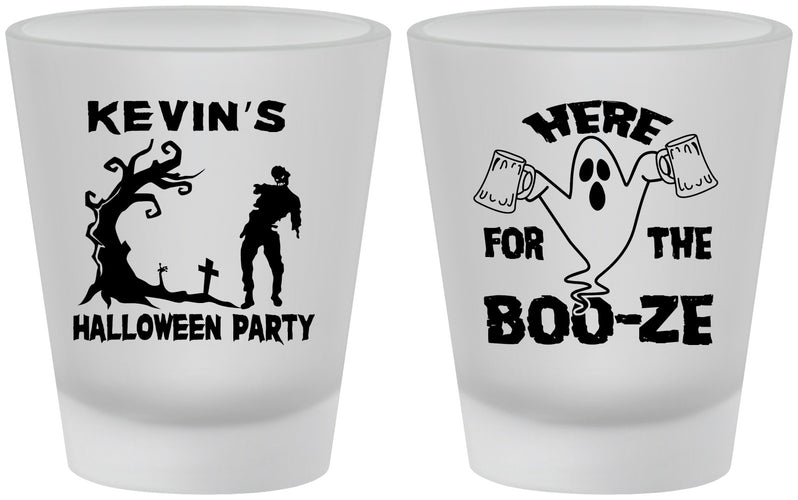 Custom Halloween Frosted Shot Glasses - Ghost | 250046