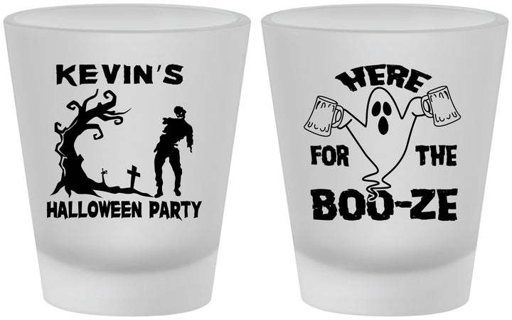 Custom Halloween Frosted Shot Glasses - Ghost | 250046