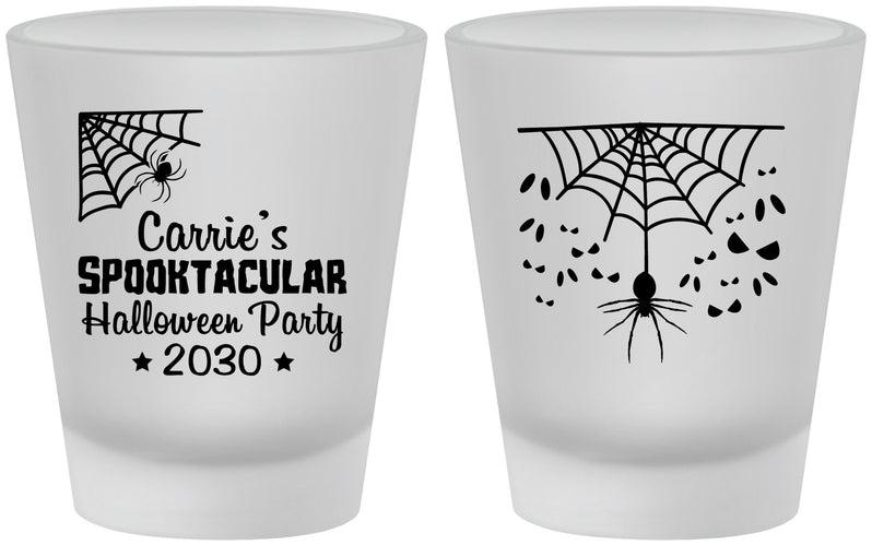 Custom Halloween Frosted Shot Glasses - Spooktacular | 250049