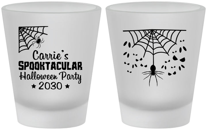 Custom Halloween Frosted Shot Glasses - Spooktacular | 250049