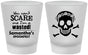 Custom Halloween Frosted Shot Glasses - Sugar Skull | 250050