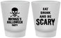 Custom Halloween Frosted Shot Glasses - Eat Drink Be Scary | 250059