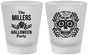 Custom Halloween Frosted Shot Glasses - Sugar Skull | 250061