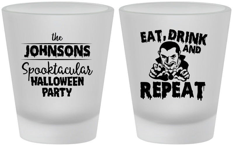 Custom Halloween Frosted Shot Glasses - Dracula | 250062