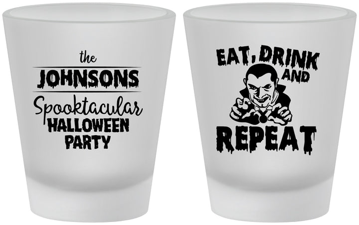 Custom Halloween Frosted Shot Glasses - Dracula | 250062